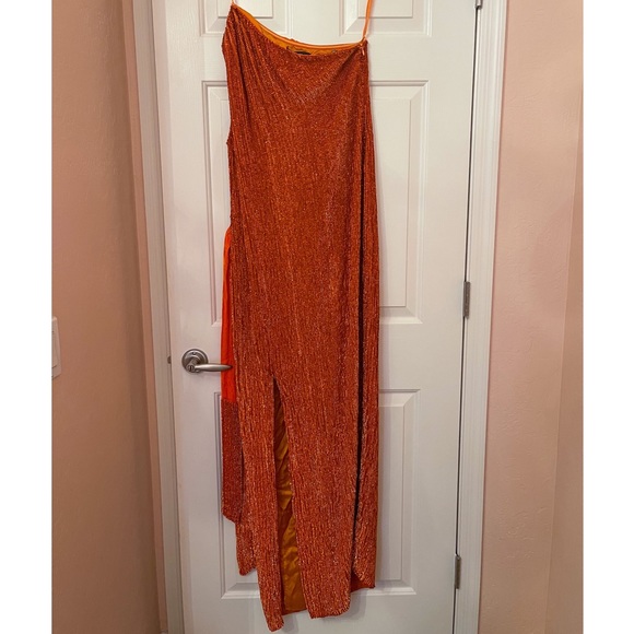 Retrofete Vivien One-Shoulder Sequin Dress - Picture 7 of 9